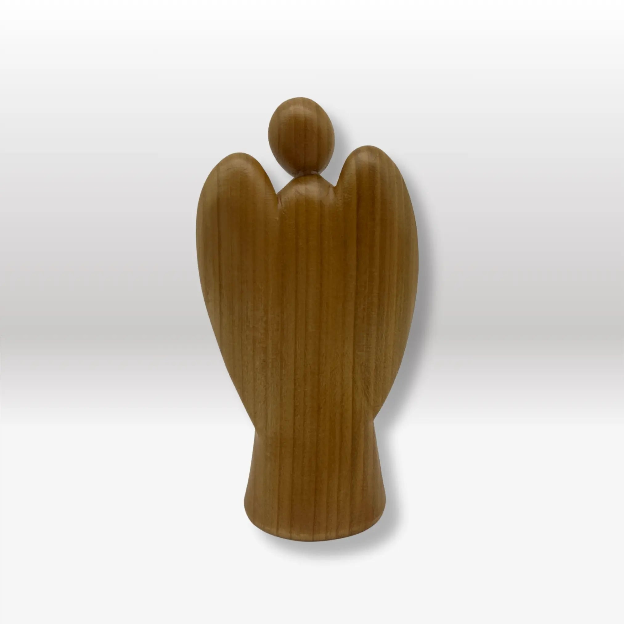 Schutzengel Modern Vertrauen Mädchen kirschholz