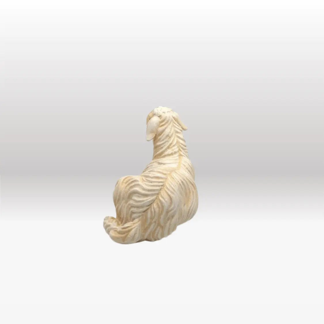 Schaf liegend linksschauend von Kostner-5