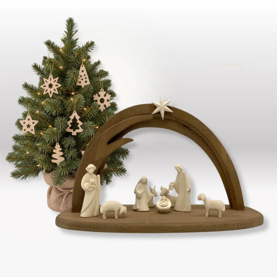 Adventskalender Nr. 2: von Leonardo natur mit Stall "Leonardo"