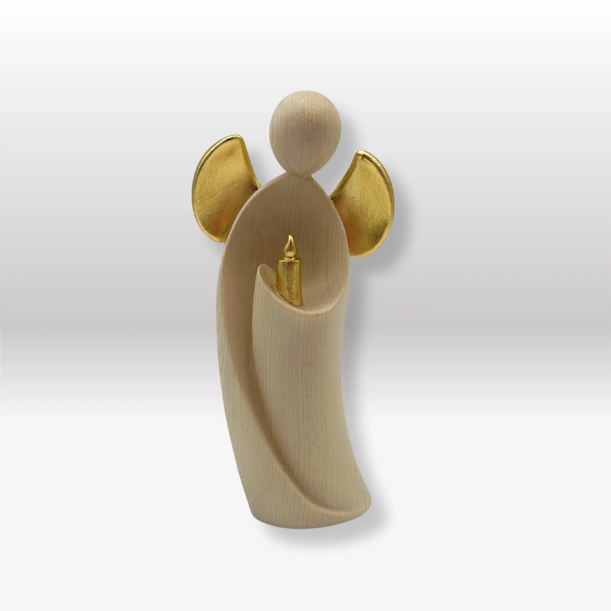 Schutzengel Hoffnung mit Kerze gold+gold