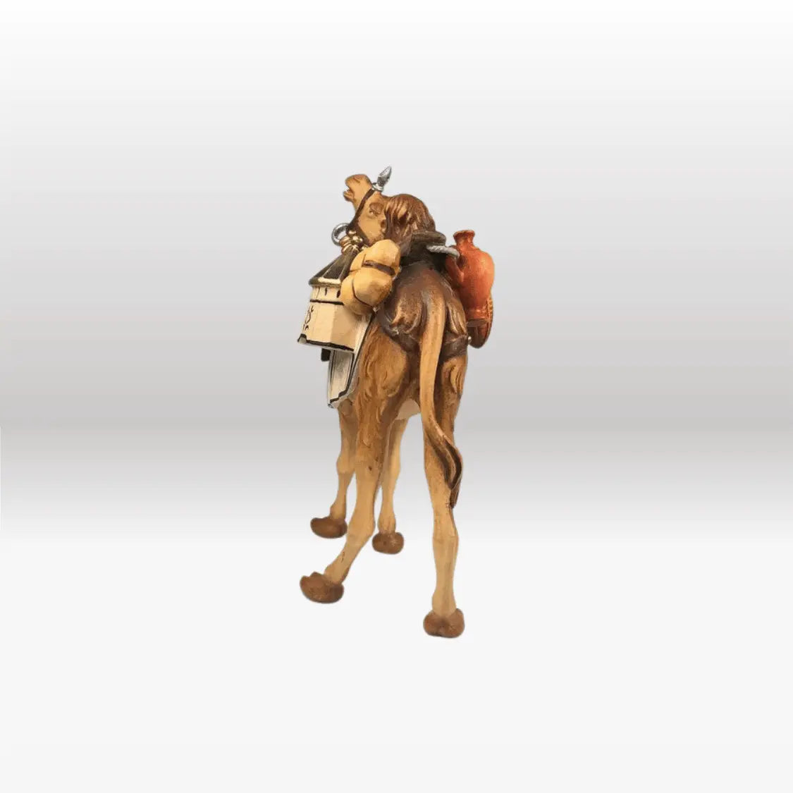 Kamel mit Gepäck Krippenfigur von Kostner-3