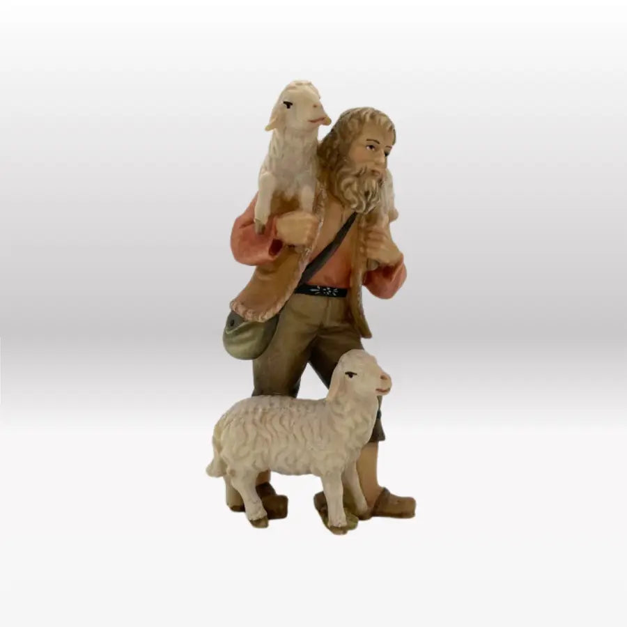 Hirte mit Doppelschaf von Heimatkrippe-1