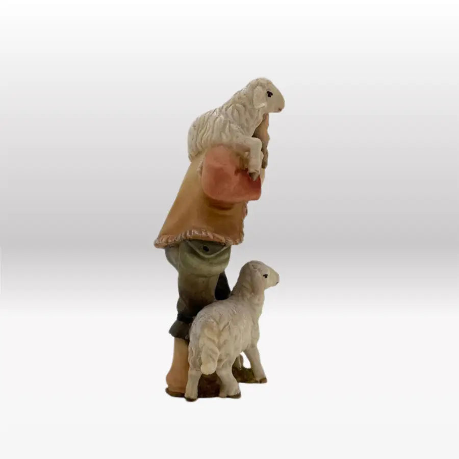 Hirte mit Doppelschaf von Heimatkrippe-3
