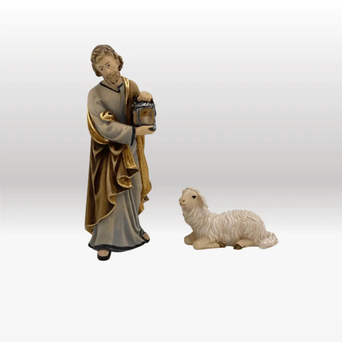 Schaf liegend linksschauend von Kostner-6