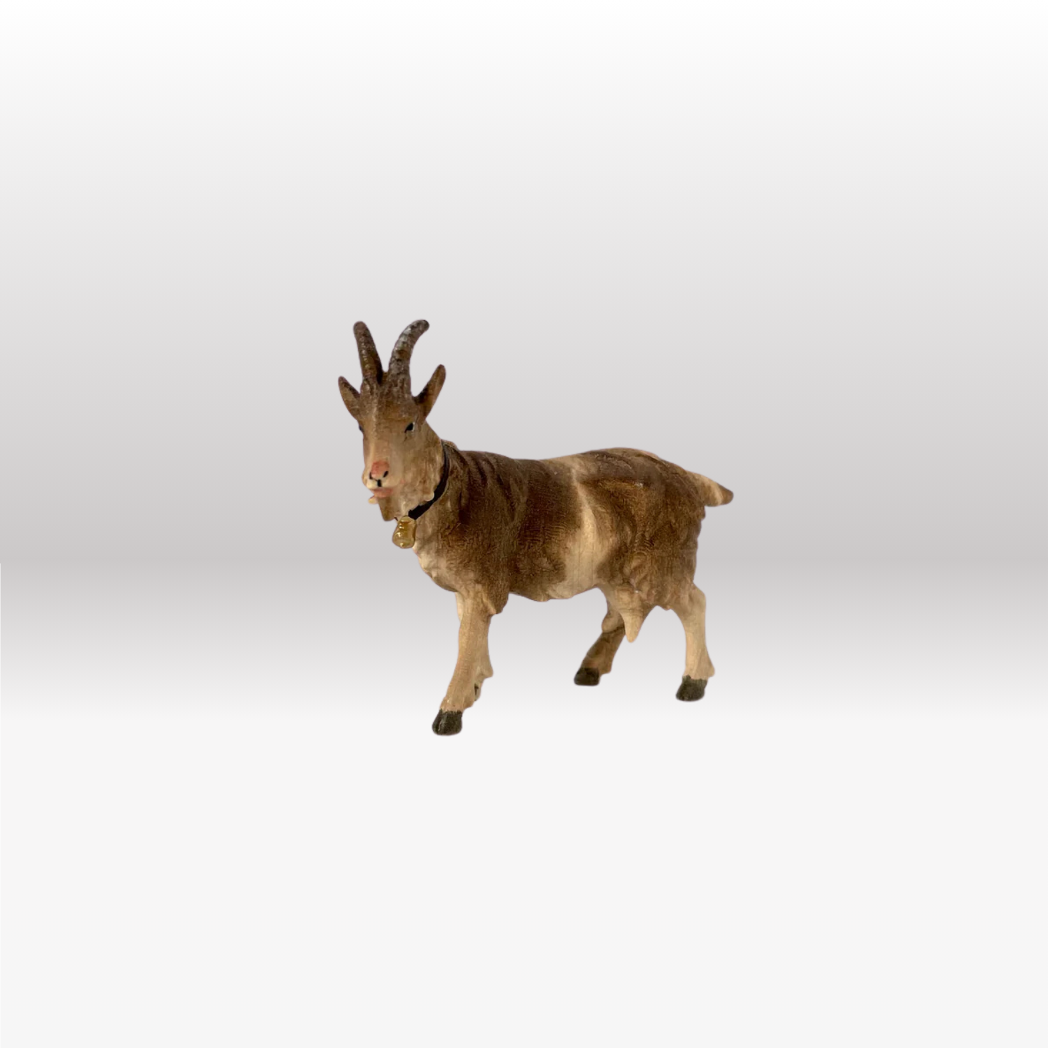 Ziege mit Glöckchen linksschauend von Kostner-1