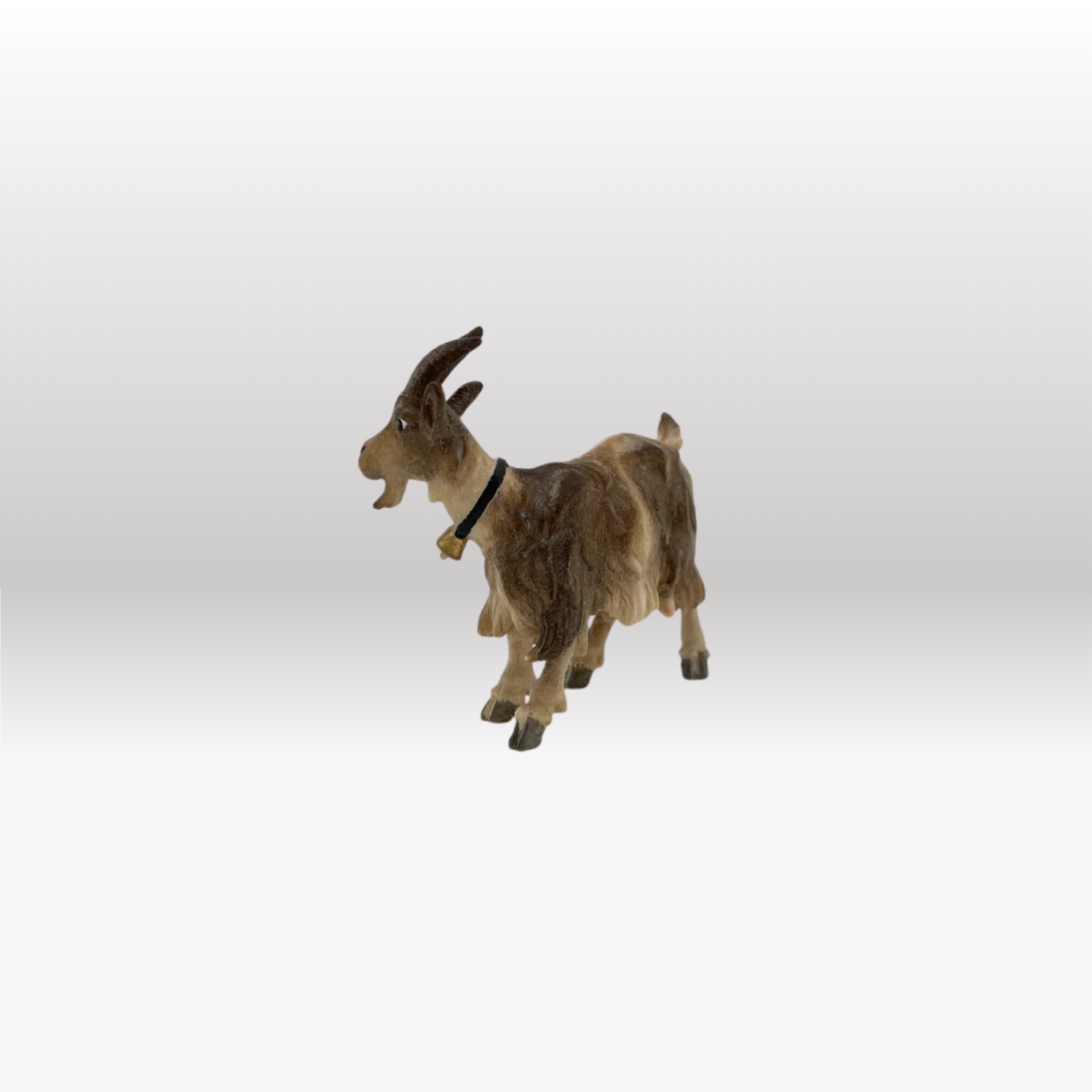 Ziege mit Glöckchen rechtsschauend von Kostner-2