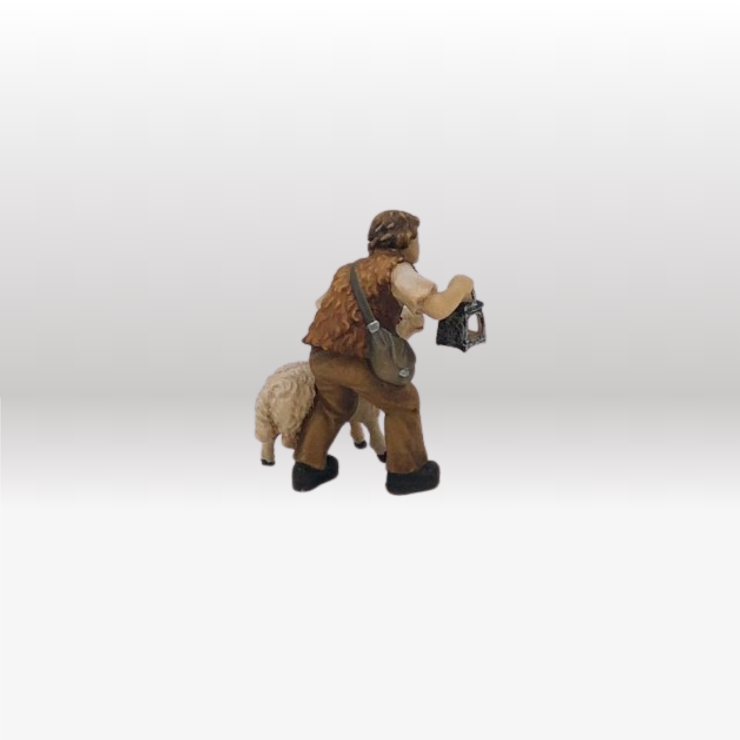 Hirtenbub mit Schaf und Laterne von Kostner-2