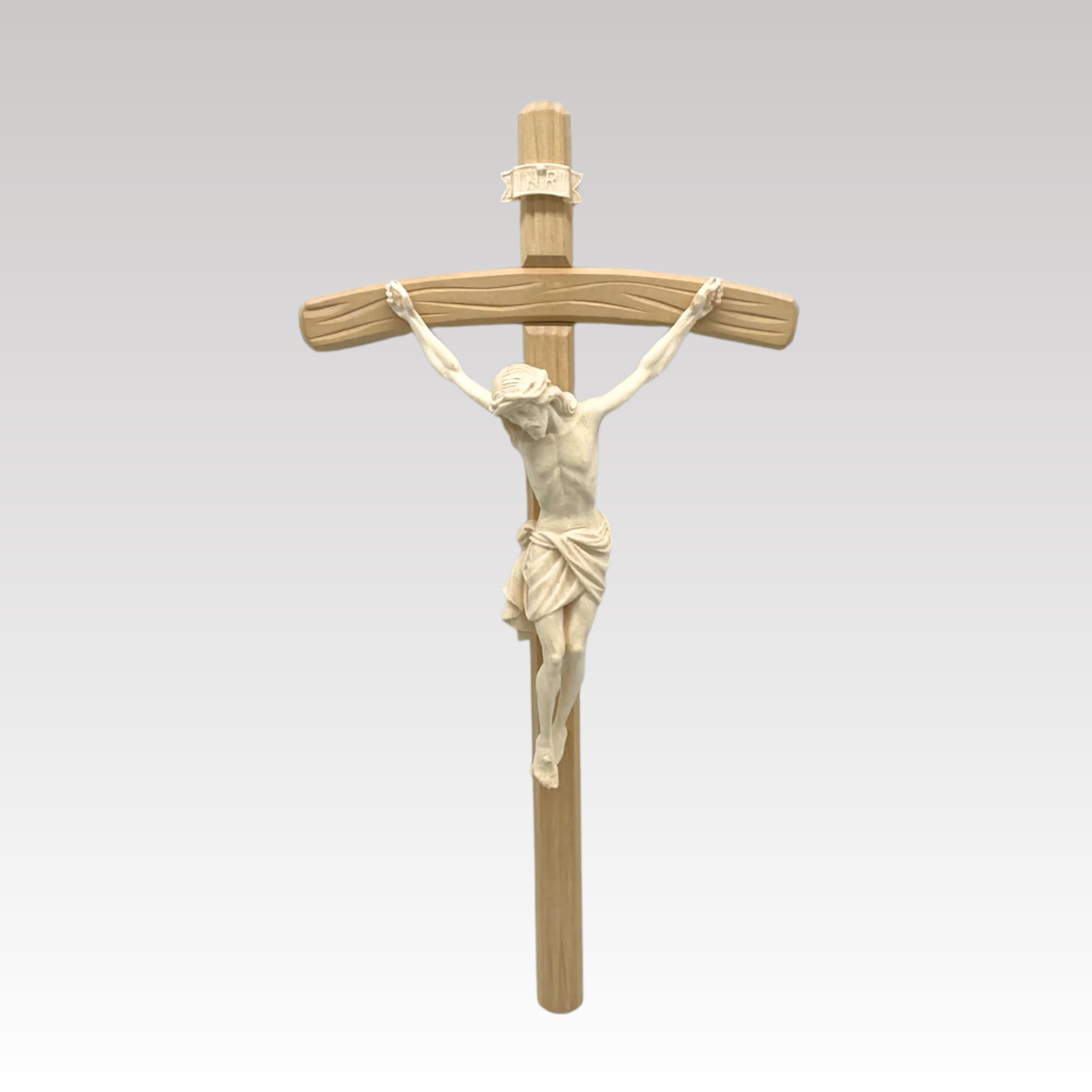 Wandkreuz Christus Siena mit Korpus natur