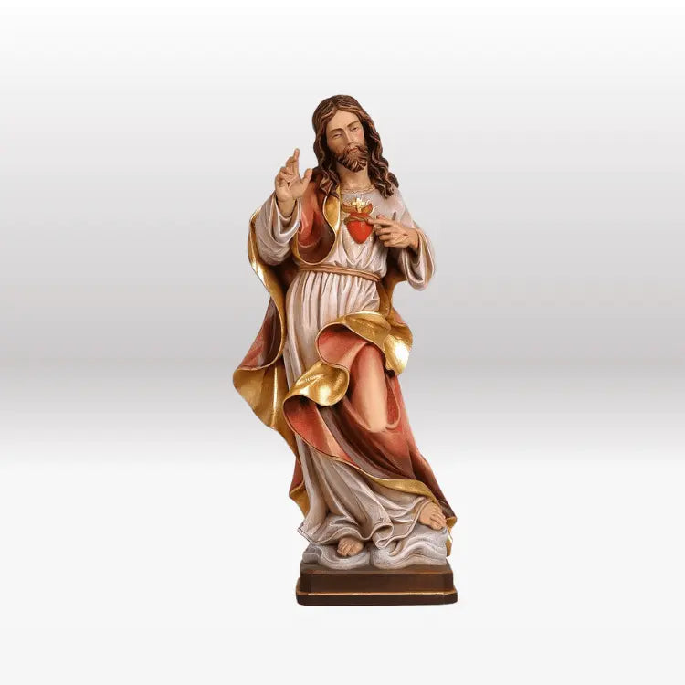 Herz Jesu (barock) bemalt